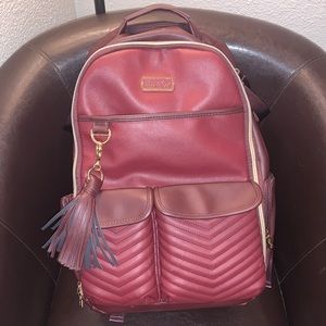 Itzy Ritzy Boss Backpack in Merlot